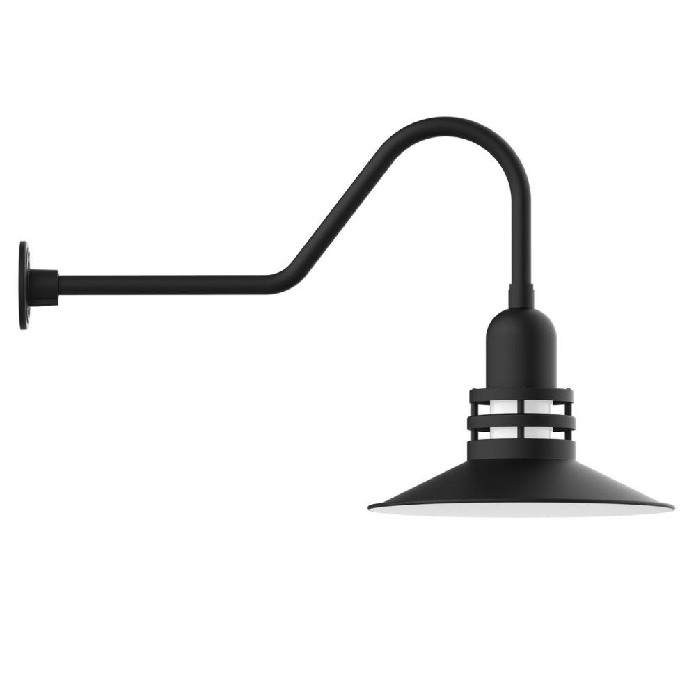 Atomic 16" gooseneck wall light