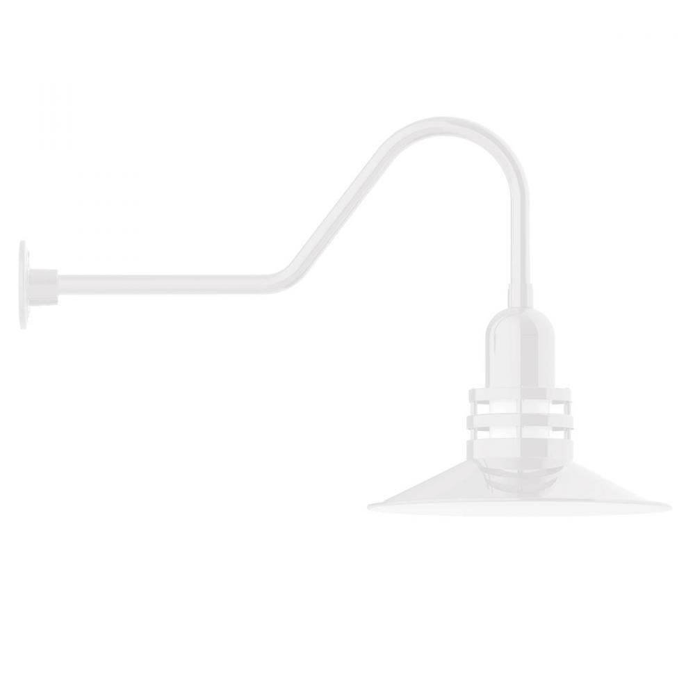 Atomic 16" gooseneck wall light