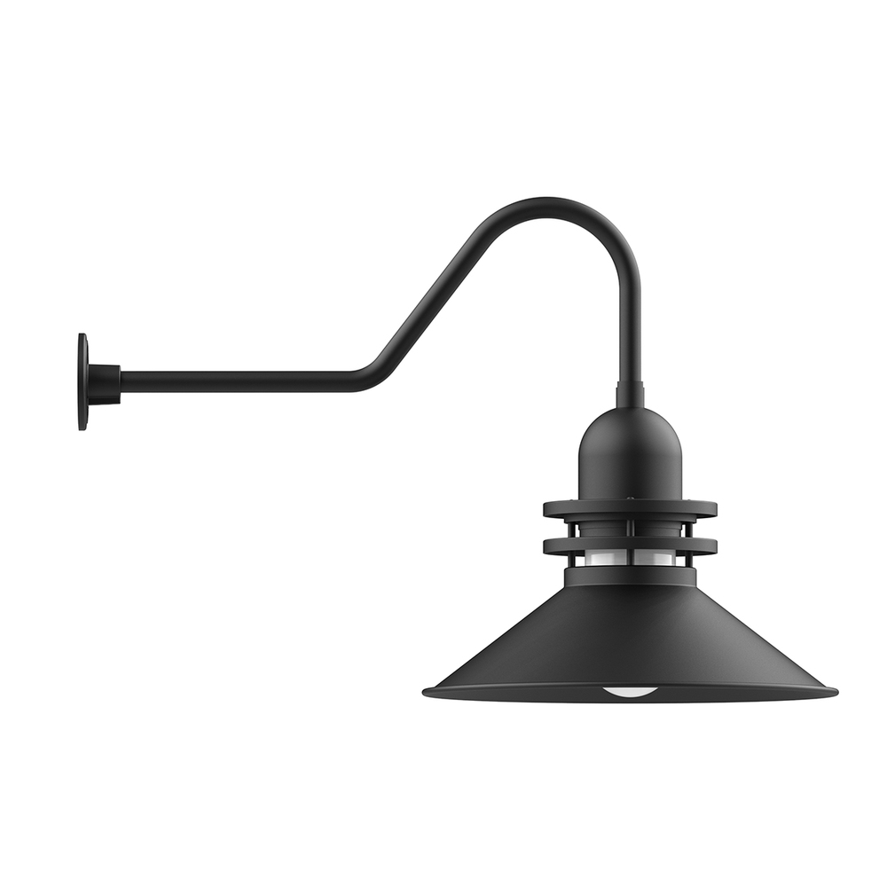 Atomic 20" gooseneck wall light