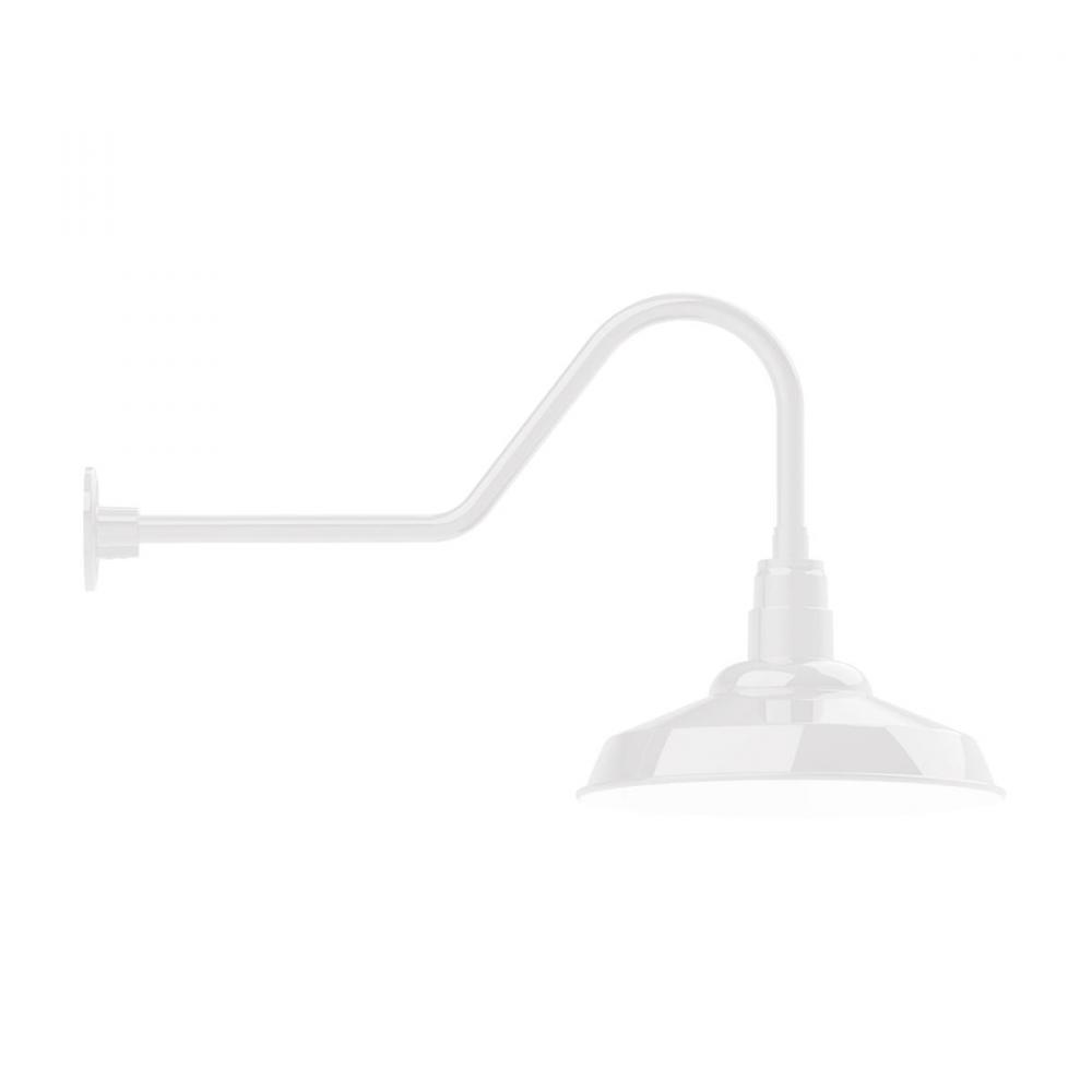 Warehouse 16" gooseneck wall light