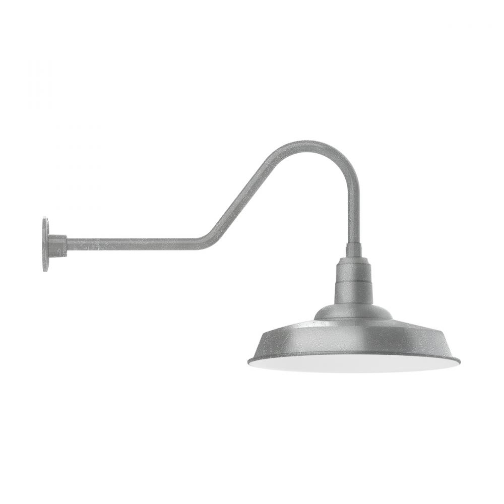 Warehouse 18" gooseneck wall light