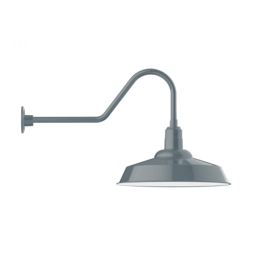 Warehouse 20" gooseneck wall light