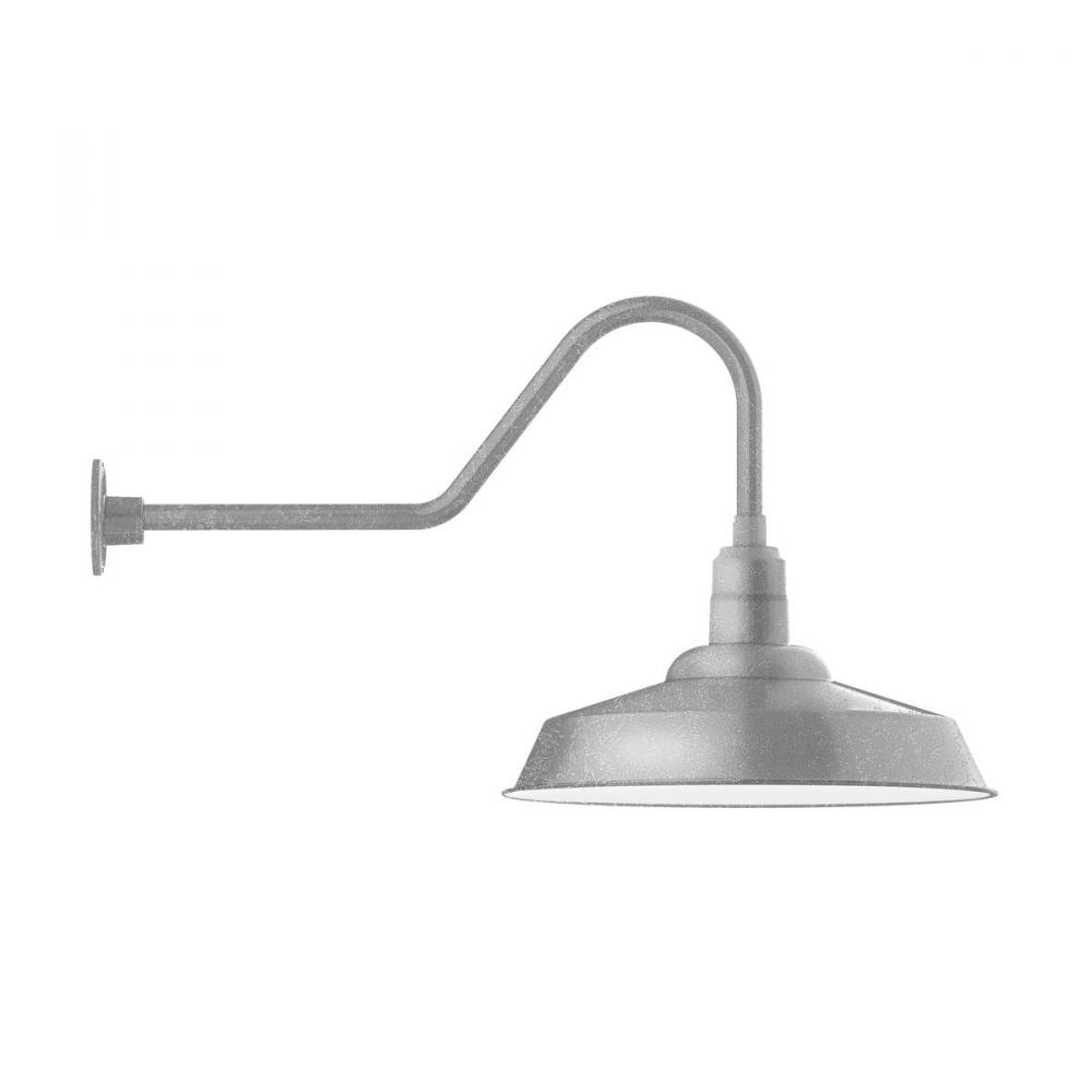 Warehouse 20" gooseneck wall light