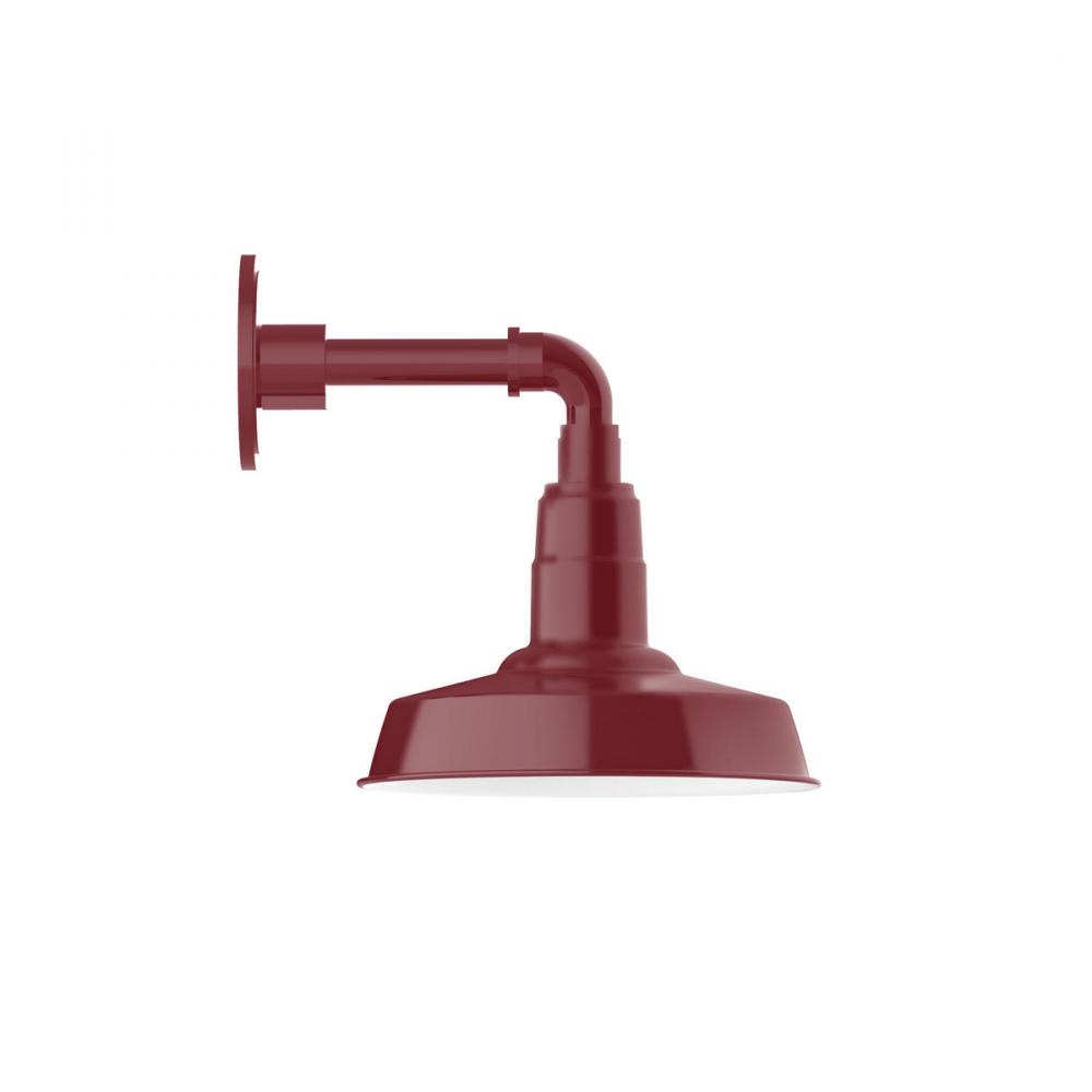 Warehouse 10 inch Straight Arm Wall Light