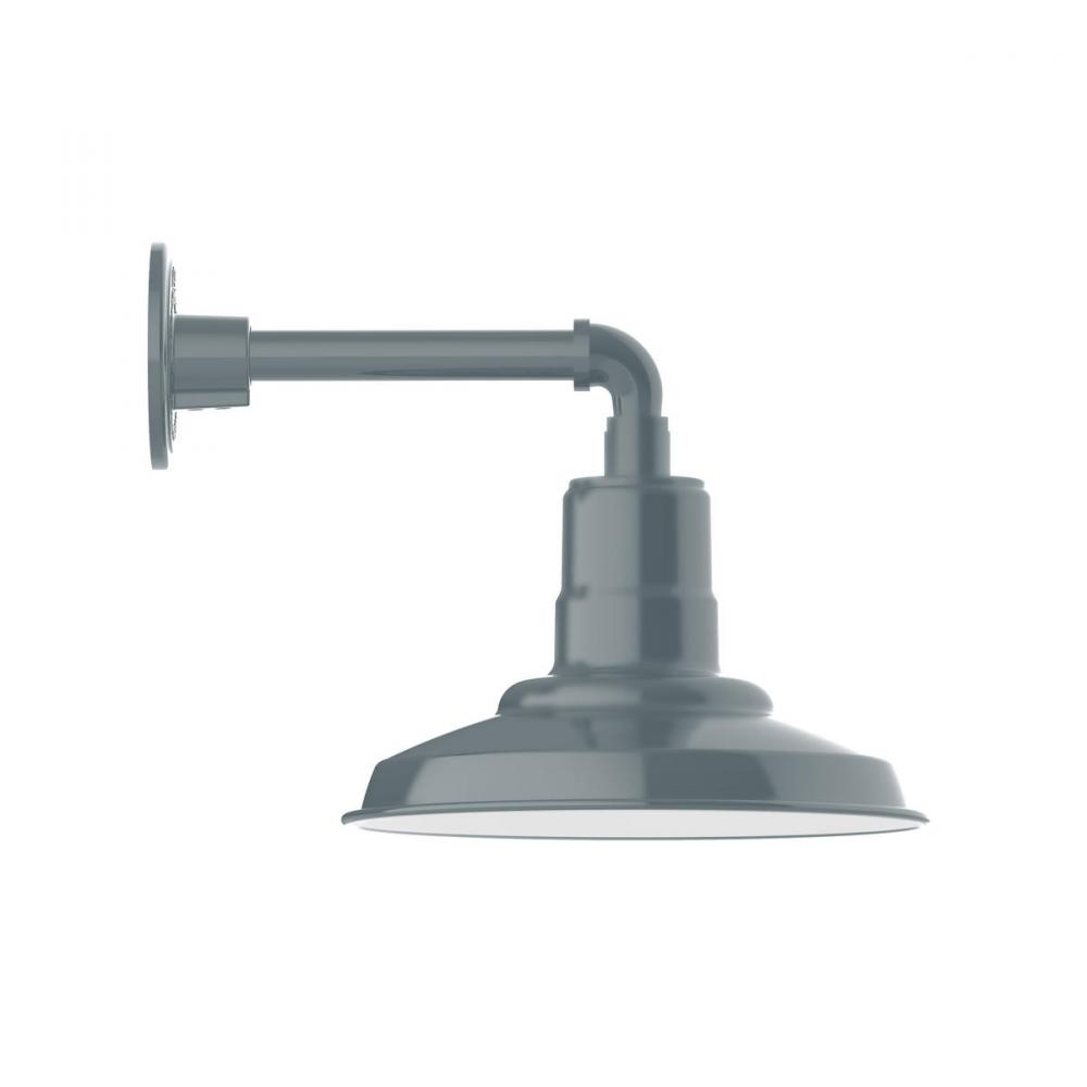 Warehouse 12" Straight Arm wall light