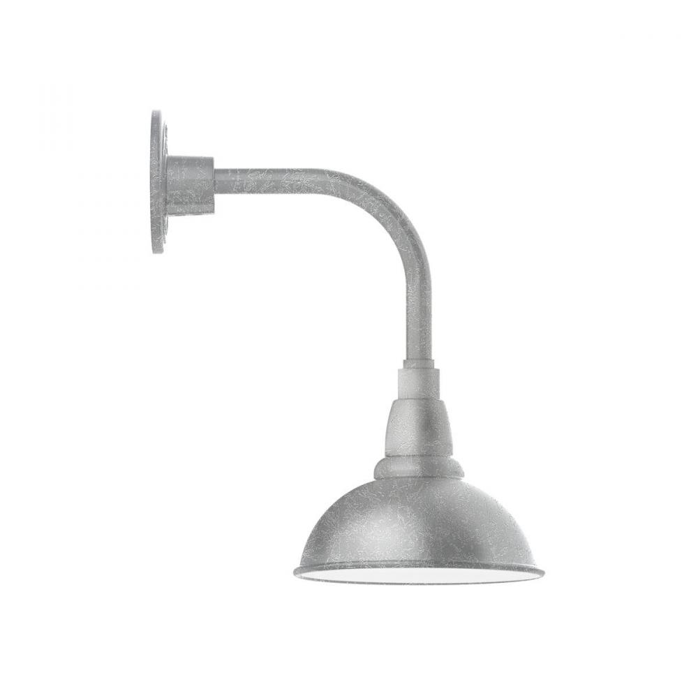 Cafe 8" Curved Arm wall light