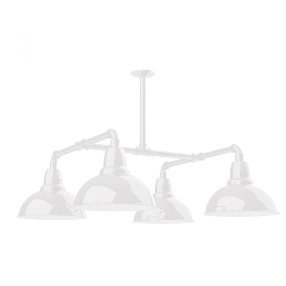 Cafe 12" 4-light Stem Hung Pendant Light