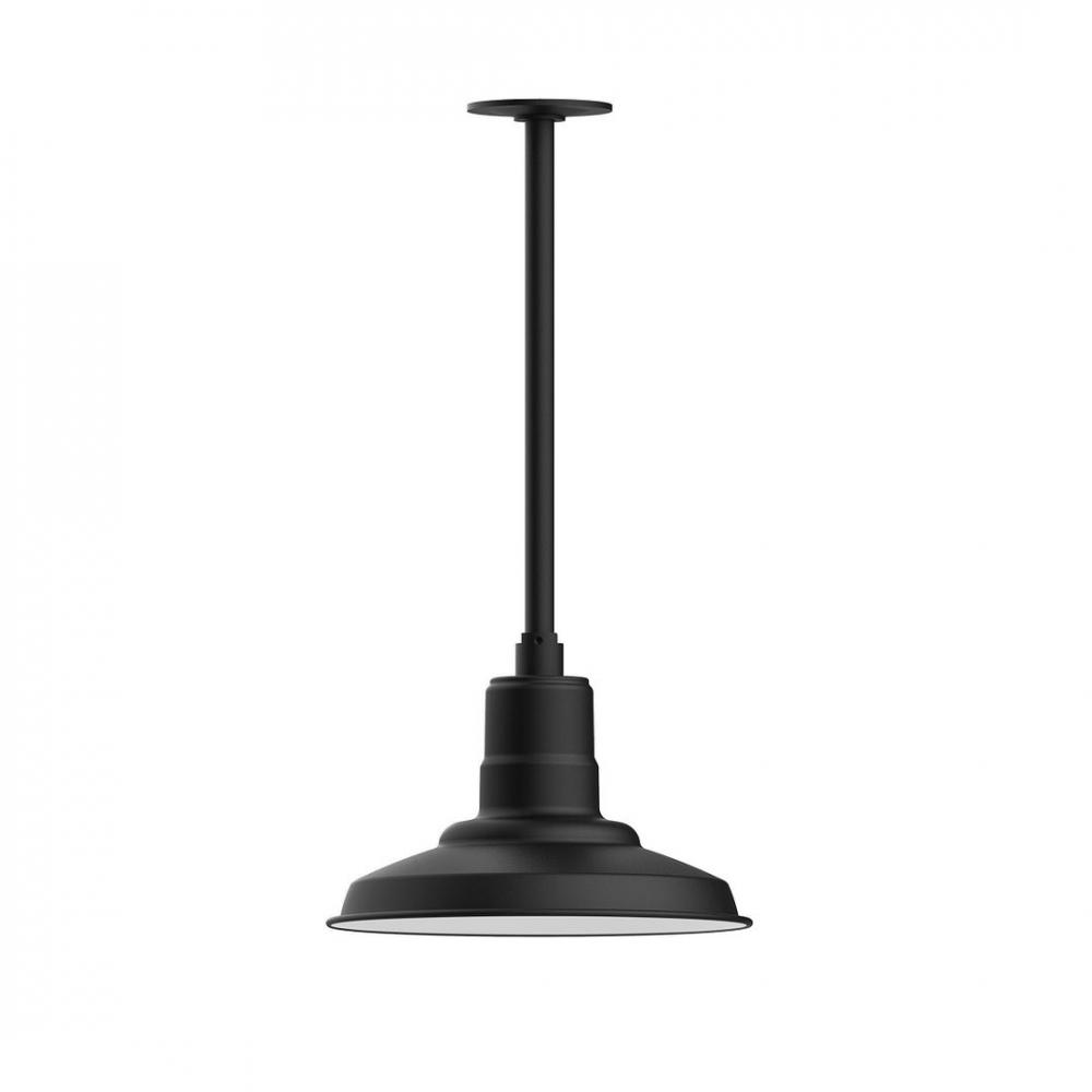 Warehouse 12" LED Pendant, stem mount