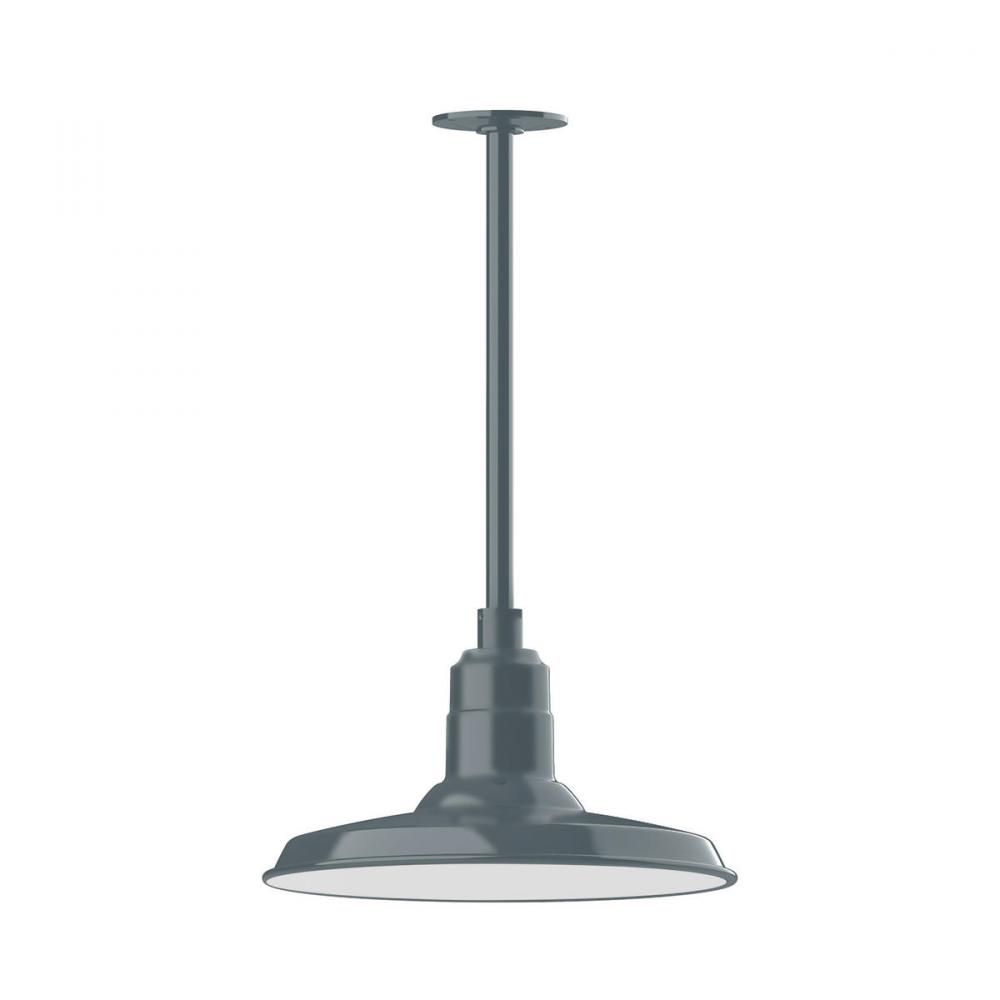 Warehouse 14" pendant, stem mount