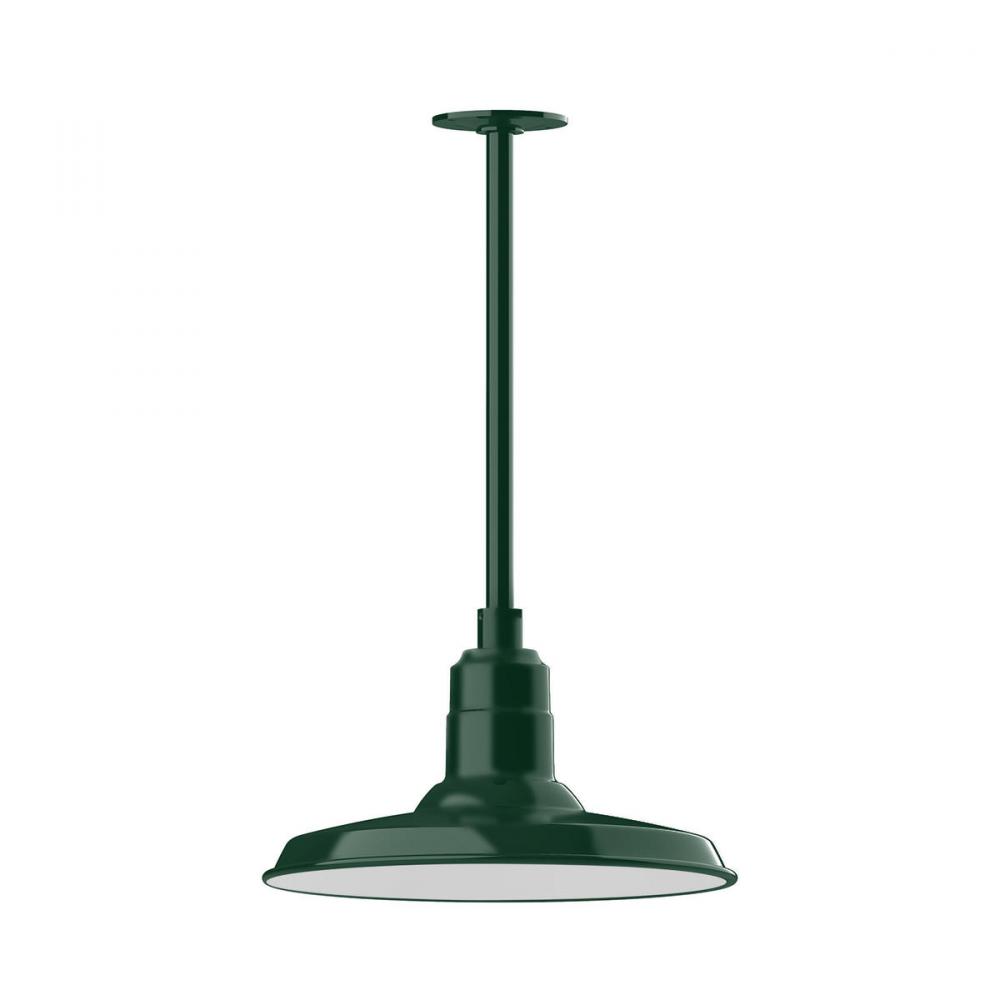 Warehouse 14" pendant, stem mount