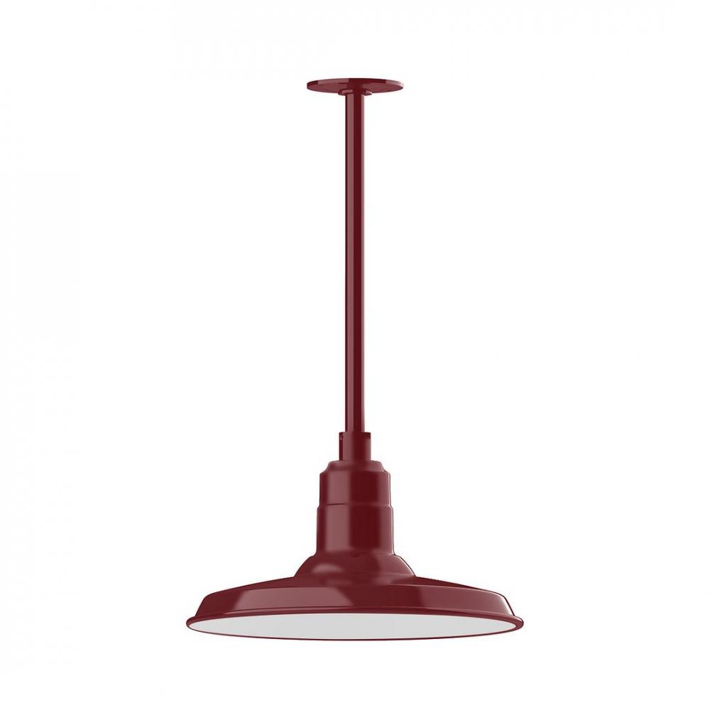 Warehouse 14" LED Pendant, stem mount