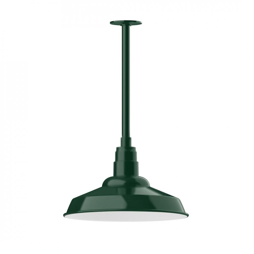 Warehouse 16" LED Pendant, stem mount