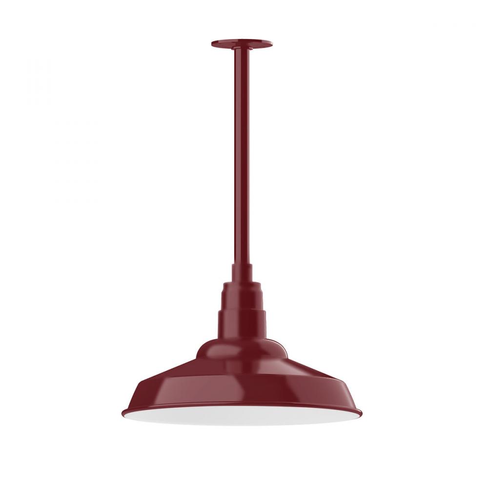 Warehouse 16" pendant, stem mount