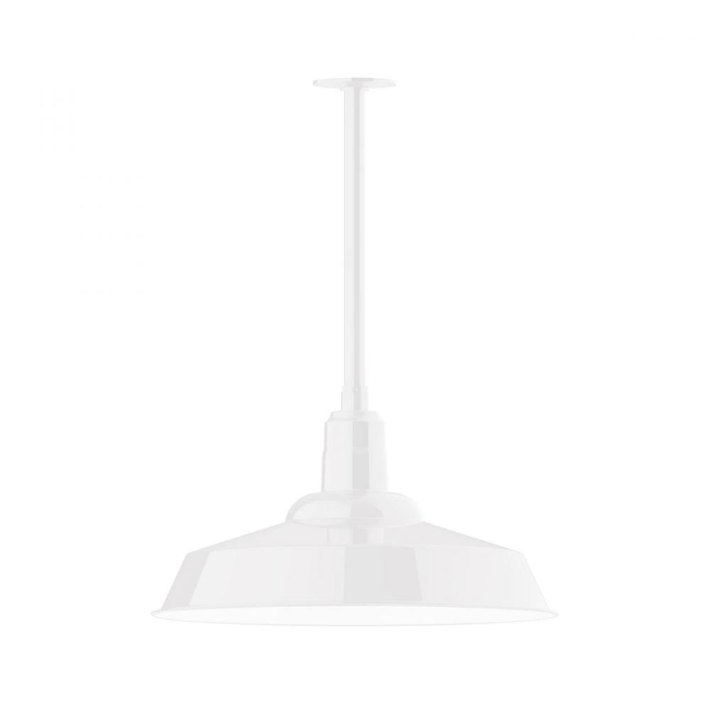 Warehouse 20" pendant, stem mount