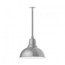 Montclair Light Works STA107-49 - Cafe 14" stem mount pendant