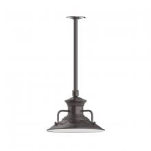 Montclair Light Works STA142-51 - Homestead 12" pendant, stem mount