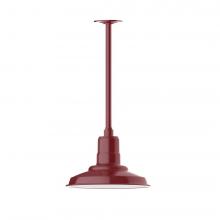 Montclair Light Works STA182-55-H30-L12 - Warehouse 12" LED Pendant, stem mount