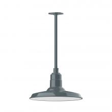 Montclair Light Works STA183-40-W14-L13 - Warehouse 14" LED Pendant, stem mount