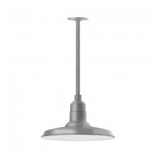 Montclair Light Works STA183-49 - Warehouse 14" pendant, stem mount