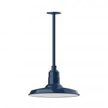 Montclair Light Works STA183-50-L13 - Warehouse 14" LED Pendant, stem mount