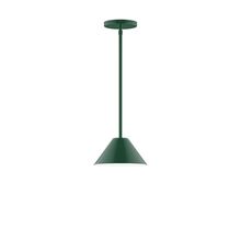 Montclair Light Works STG421-42-L10 - 8" Pinnacle LED Stem Hung Pendant