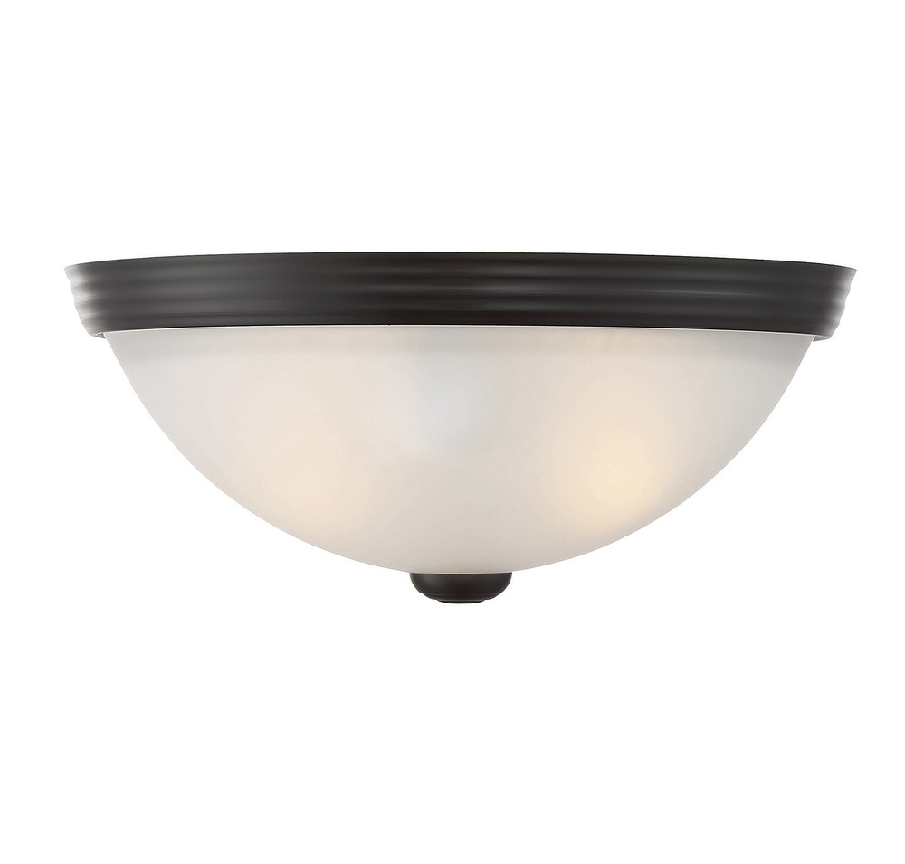 2-Light Ceiling Light in English Bronze