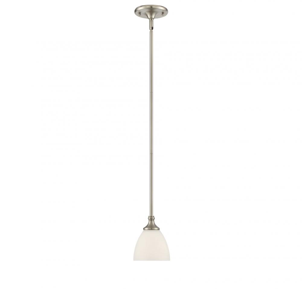 Herndon 1-Light Mini-Pendant in Satin Nickel