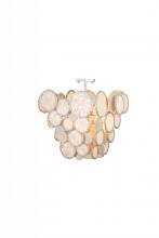 Kalco 503741CS - Calypso 28 Inch Convertible Pendant - Semi Flush Mount