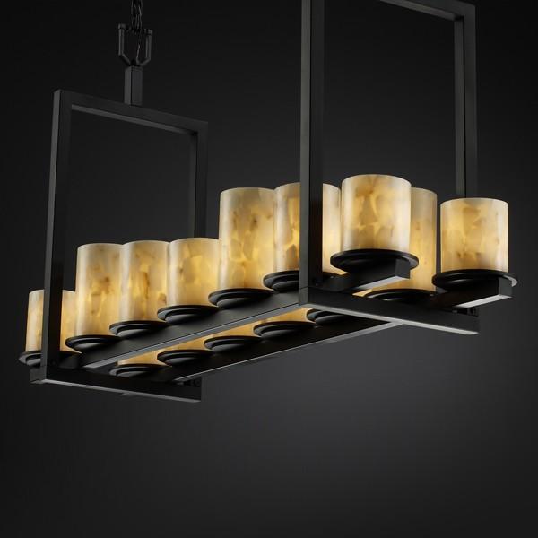 Dakota 14-Light Bridge Chandelier (Short)