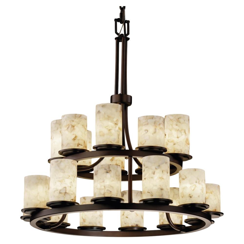 Dakota 21-Light 2-Tier Ring Chandelier