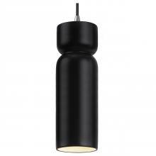 Justice Design Group CER-6510-CRB-CROM-BKCD-LED1-700 - Tall Hourglass LED Pendant