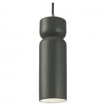 Justice Design Group CER-6510-PWGN-CROM-BKCD-LED1-700 - Tall Hourglass LED Pendant