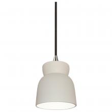 Justice Design Group CER-6515-BIS-NCKL-BKCD-LED1-700 - Large Hourglass LED Pendant