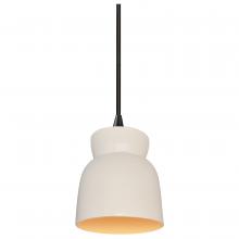 Justice Design Group CER-6515-MTGD-MBLK-BKCD-LED1-700 - Large Hourglass LED Pendant