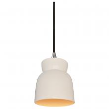 Justice Design Group CER-6515-MTGD-NCKL-BKCD-LED1-700 - Large Hourglass LED Pendant