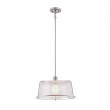 Justice Design Group FSN-4424-SEED-NCKL - Revere 16" 1-Light Pendant