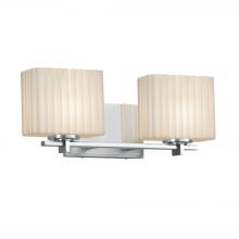 Justice Design Group PNA-8442-55-PLET-CROM - Era 2-Light Bath Bar