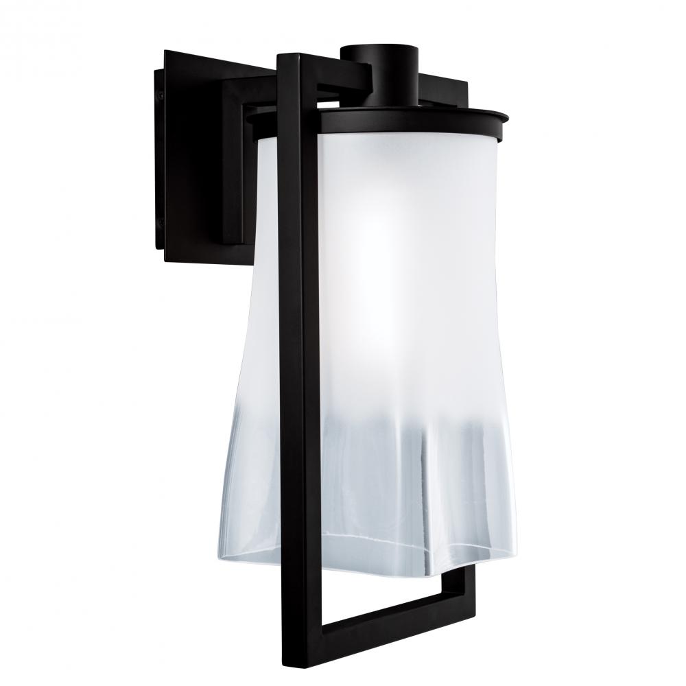 Drape Outdoor Wall Light - Matte Black