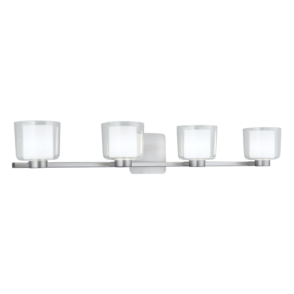 Alexus 4-Light Vanity Sconce - Brushed Nickel