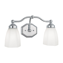 Norwell 8319-CH-HXO - Trevi 2 Light Sconce - Brushed Nickel