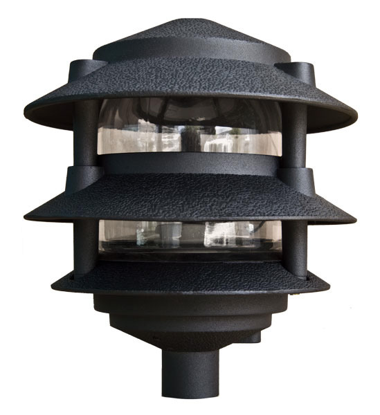 PAGODA FIX 3  TIER 6" TOP 1/2" BASE INCAND 120V