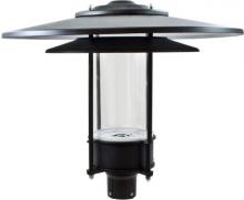 Dabmar GM510-B - LARGE HAT TOP POST LIGHT FIXTURE INCAND 120V