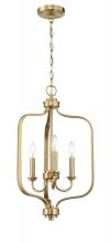 Craftmade 50533-SB - Bolden 3 Light Foyer in Satin Brass