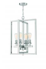 Craftmade 53134-BNK - Chicago 4 Light Foyer in Brushed Polished Nickel