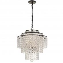 Crystorama ARI-304-DB-CL-MWP - Arielle 4 Light Dark Bronze Chandelier