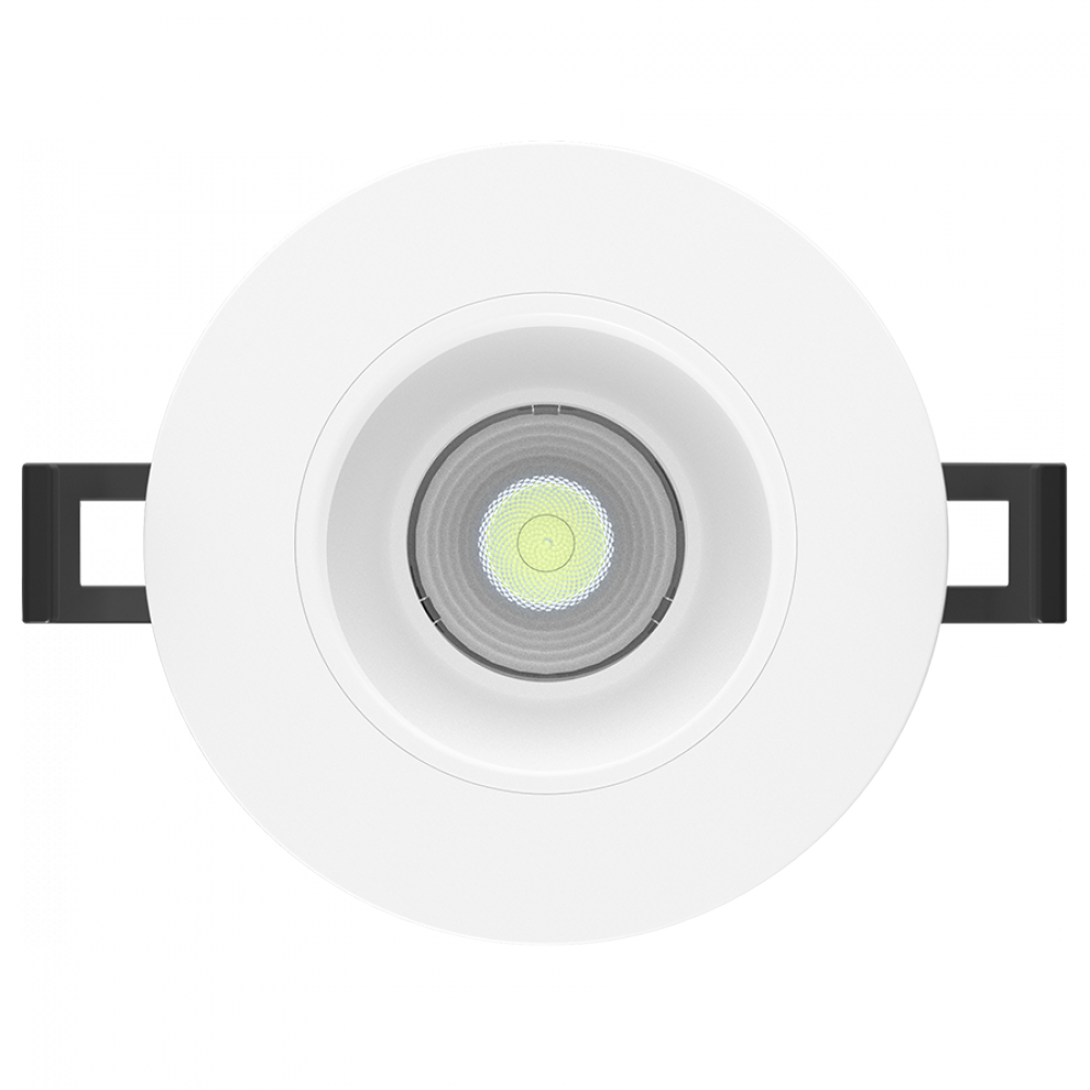 3" RECESSED 9W 650LM 90 CRI 5CCT TRIAC 120V ROUND WHITE SMOOTH