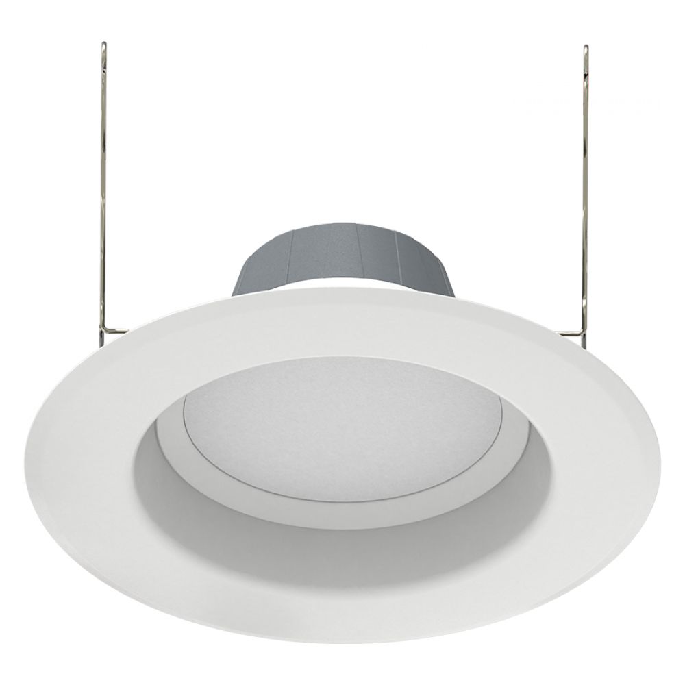 RETROFIT DOWNLIGHTS 921 LUMENS RETROFIT DOWNLIGHT 11W 6 INCHES ROUND 90CRI 5000K 120V WHITE SMOOTH