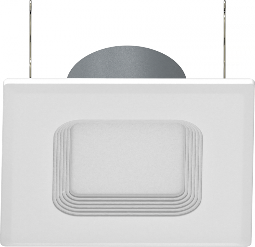 RETROFIT DOWNLIGHTS 924 LUMENS RETROFIT DOWNLIGHT 10W 6 INCHES SQUARE 90CRI 5000K 120V WHITE BAFFL