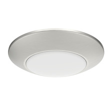 RAB Lighting DSK34-4R12940120BNS - SURFACE FLUSH MOUNTS 750 LUMENS ECO DISK 4IN ROUND 12W 4000K CRI90 120V BRUSHED NICKEL