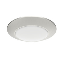 RAB Lighting DSK34-6R16940120BNS - SURFACE FLUSH MOUNTS 1000 LUMENS ECO DISK 6IN ROUND 16W 4000K CRI90 120V BRUSHED NICKEL